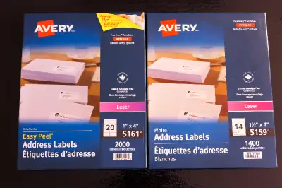 Avery Lot de 3400 étiquettes d'adresse, View more
