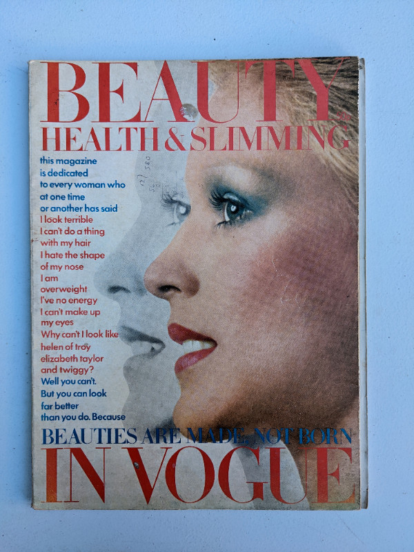 UK VOGUE 'Beauty Health and Slimming' 1971 1972 + Vogue Harrods! dans Art et objets de collection  à Ville de Toronto - Image 2