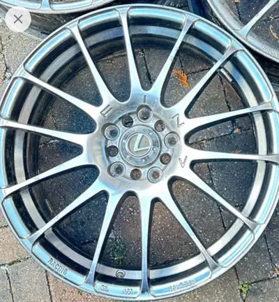 Selling three 18-inch Lexus rims, perfect for enhancing your vehicle's appearance; these used rims s...