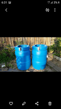 2 rain barrels 35$/1 Brampton Mavis/Steeles 