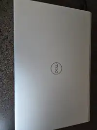 DELL Silver and white laptop