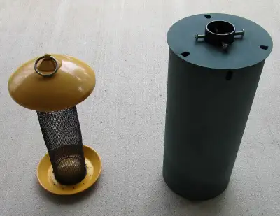 Finch Feeder & Squirrel Baffle, View more