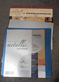 Metallic scrapbooking paper (20+) & Graphite 45 