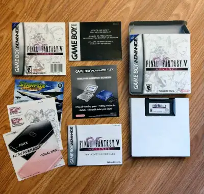 Great condtion Authentic Nintendo Gameboy advance final fantasy v complete game. Price is firm.