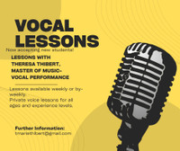 Vocal Lessons