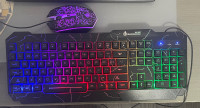Gaming Keyboard & Mouse Setup LED Wired