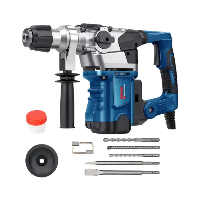 BISON SDS Plus Rotary Hammer Drill concrete / tiles chipper  set in Power Tools in Mississauga / Peel Region - Image 2