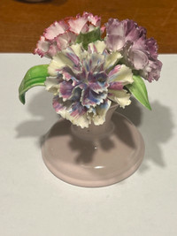 VINTAGE Floral Bone China bouquet vase - Made in England