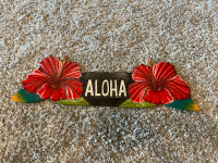 Décoration murale Aloha bienvenue Hawaï Tahiti