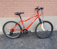 Bike with 24-inch wheels with Front Suspension