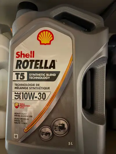 I’m selling Diesel engine oil. Rotella T5 & T4. 10W30 Let me know how many you need