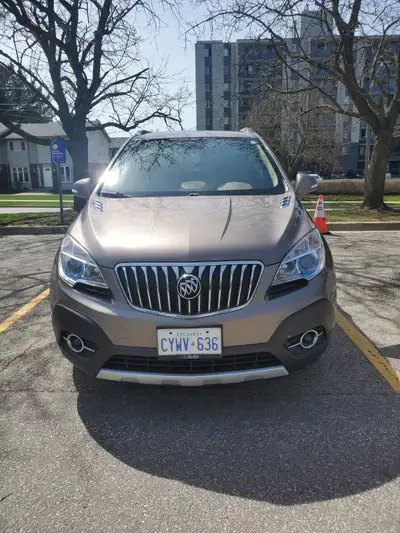 2014 Buick Encore automatic in good condition with winter tires, sunroof, and leather seats. It has...