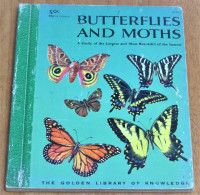 Vintage The Golden Book Library of Knowledge Butterflies and Mot