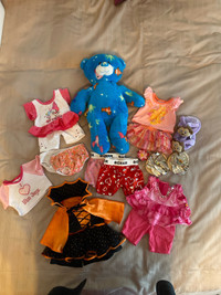 Buil-a-bear with cute outfits!