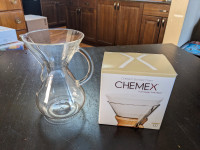 Chemex Coffee System with Filters - Excellent Condition