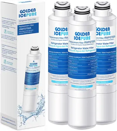 Golden ICEPURE RWF0700A Refrigerator Water Filter. 3Pack, View more