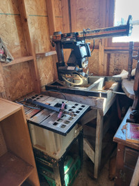 Radial arm saw and table saw