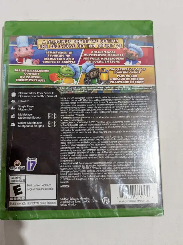 Overcooked All You Can Eat Xbox Series X Video Game in XBOX One in Charlottetown - Image 3