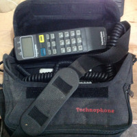 VINTAGE Technophone Model MC985A AMPS Mobile Telephone portable