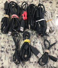 ($10 each) 9x Male USB to a Male Mini USB B Cable