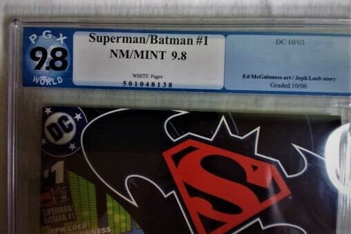 "L@@K" Superman / Batman # 1 (DC, 2003)Graded and Slabbed 9.8 in Other in Moncton - Image 2