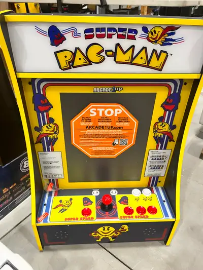 Selling brand-new Arcade 1UP Super Pac-Man Partycade. Cash only and pickup required. Games Included:...