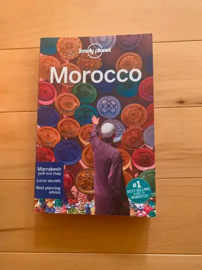 Lonely Planet Morocco travel book, $10