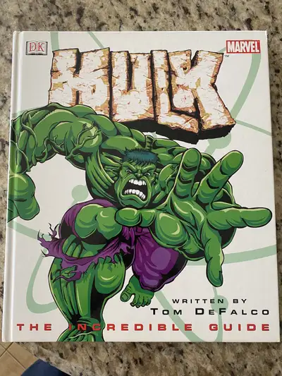 Hulk The Incredible Guide by Tom Defalco Hardcover Book, View more