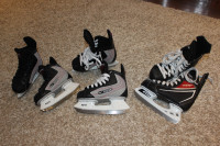 Youth Skates - Sizes 11, 12, 13 (3 Pair) all like new !!!