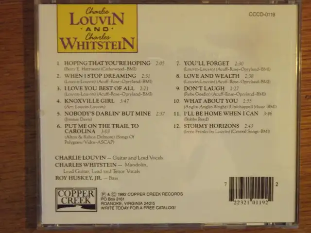 FS: "Charlie Louvin" Compact Discs in CDs, DVDs & Blu-ray in London - Image 9