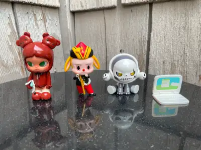 Pop Mart and Other Toy Figurines Lot of 4, View more