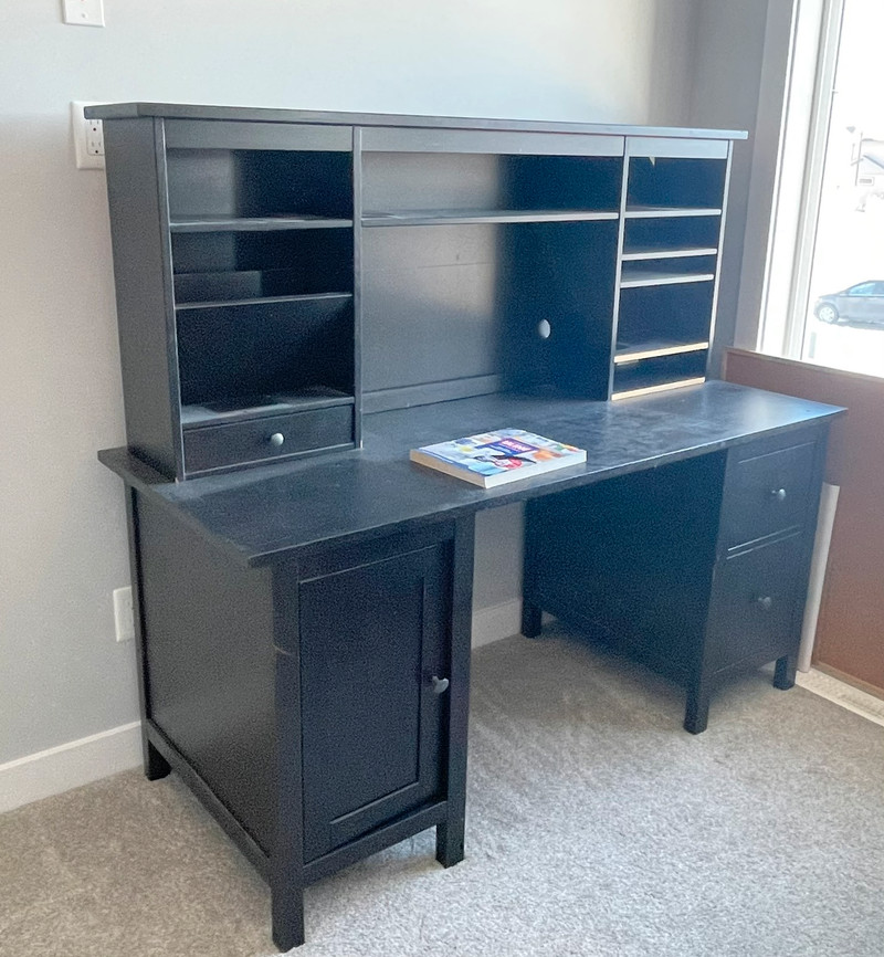 IKEA HEMNES desk with shelves and Desks Edmonton Kijiji