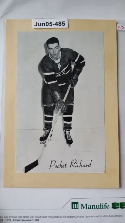1944-63  Beehive Group 2 Pocket Henri Richard Montreal Canadiens, View more
