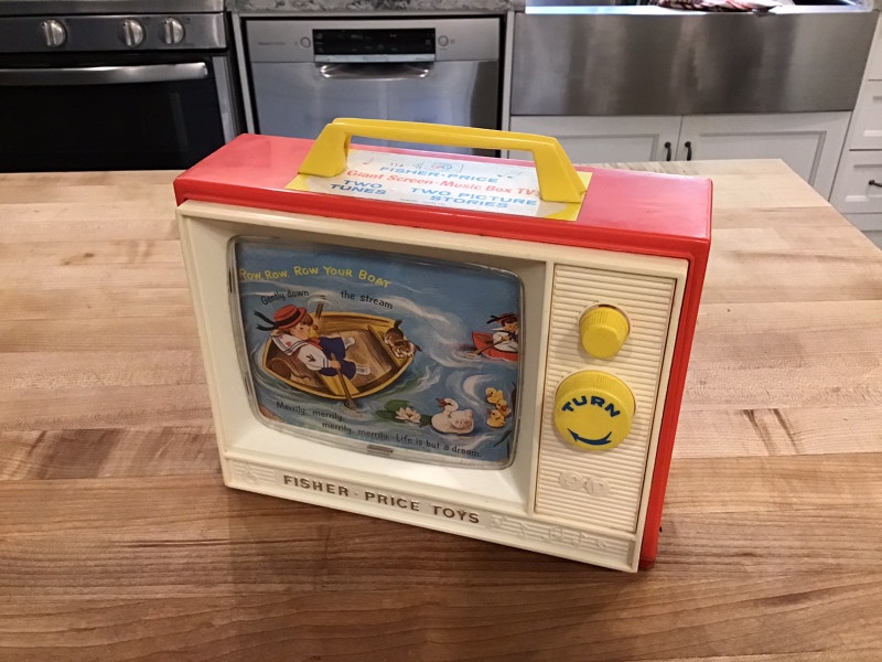 FisherPrice “Giant Screen Music Box TV” Arts & Collectibles