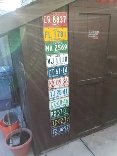 Antique license plates, View more