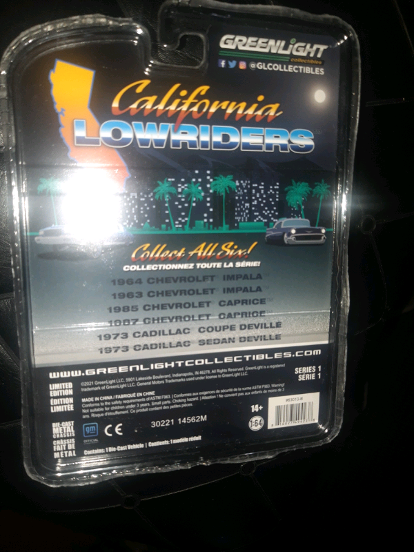 1963 Impala California Lowriders 2022 by Greenlight NIP in Toys & Games in Guelph - Image 5