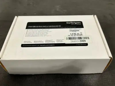 StarTech 1-Port USB 2.0 Over CAT5/6 Extender Kit - New in Box, View more
