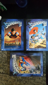 Superman II, III et IV DVD avec Christopher Reeve
