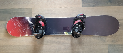 Burton snowboard, bindings and boots package, View more