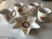 Maxwell & Williams Christmas Baubles Mug Set