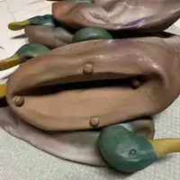 Rubber inflatable mallard duck decoys
