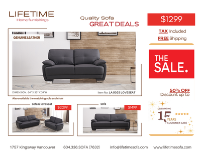 CLEARANCE!!Genuine Top Grain Leather Loveseat, View more