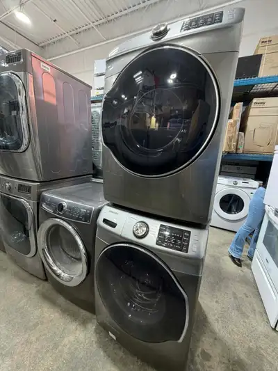 Washer dryer front load with stacking kit, View more