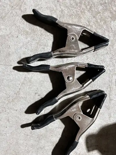 Set of 3 Heavy-Duty Spring Clamps – 6-Inch Metal Clips, View more