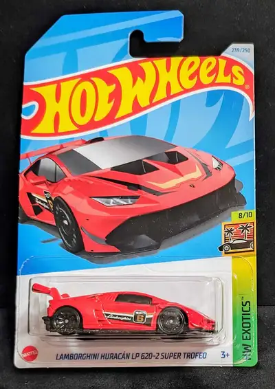 ATTENTION HOT WHEELS COLLECTORS!!! Lamborghini Huracan LP 620-2 Super Trofeo (Red) - $6 or open to T...
