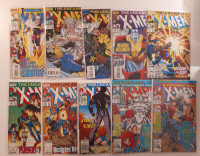 10x Uncanny X-Men 295 to 307 Comic Book