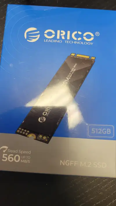 NEW/SEALED Orico 512GB M.2 SSD, View more