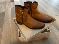 Tan Leather Brown Boots