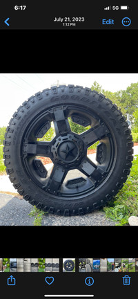 20x9 rims and AT tires