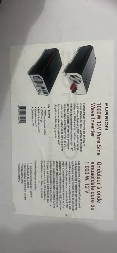 Furrion 12volt pure sine wave inverter, View more